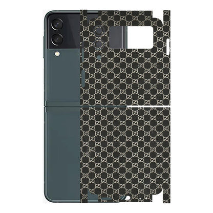 Samsung M/F/Note/Flip and C Phone Skins (All Models) - Black G Print - 3D Embossed Finish (L-109) Samsung Galaxy Z Flip 3 (5G)