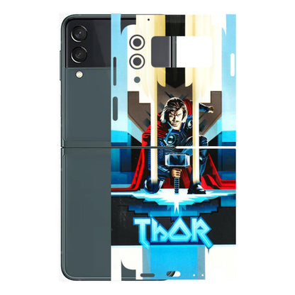 Samsung M/F/Note/Flip and C Phone Skins (All Models) - Thor - 3D Embossed Finish (L-137) Samsung Galaxy Z Flip 3 (5G)