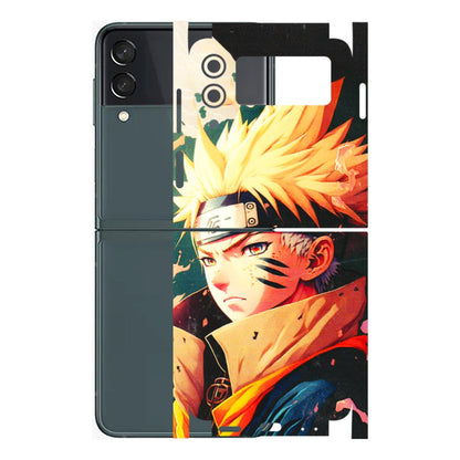 Samsung M/F/Note/Flip and C Phone Skins (All Models) - New Naruto - 3D Embossed Finish (L-148) Samsung Galaxy Z Flip 3 (5G)