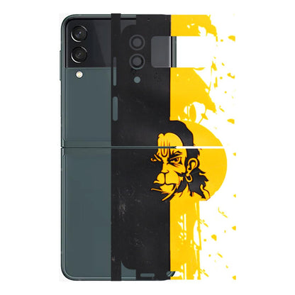 Samsung M/F/Note/Flip and C Phone Skins (All Models) - Bajrangbali - 3D Embossed Finish (L-151) Samsung Galaxy Z Flip 3 (5G)