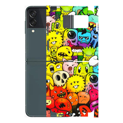 Samsung M/F/Note/Flip and C Phone Skins (All Models) - Angry Funkies - 3D Embossed Finish (L-169) Samsung Galaxy Z Flip 3 (5G)