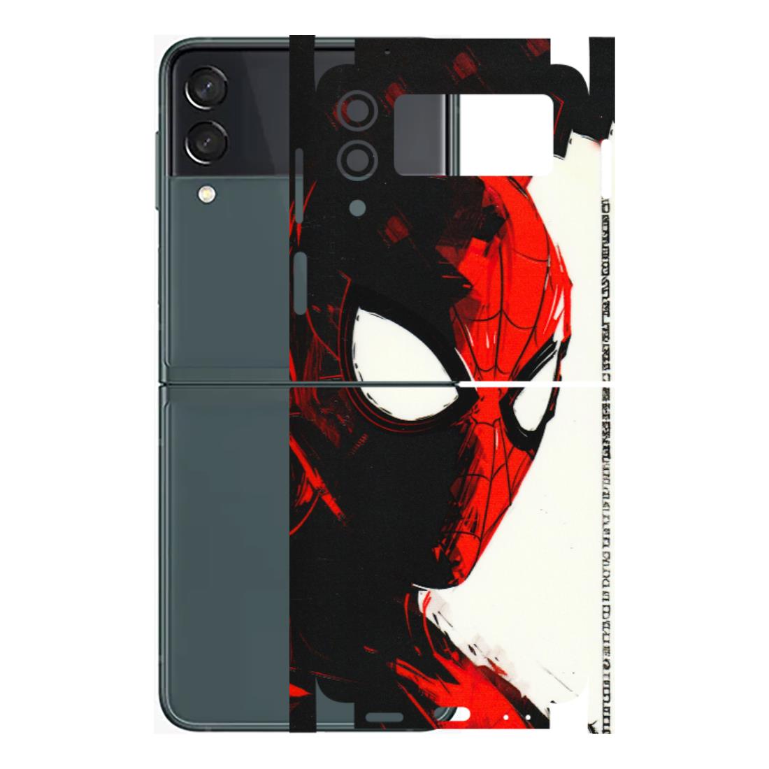 Samsung M/F/Note/Flip and C Phone Skins (All Models) - Spiderman Killer Face - 3D Embossed Finish (L-17) Samsung Galaxy Z Flip 3 (5G)