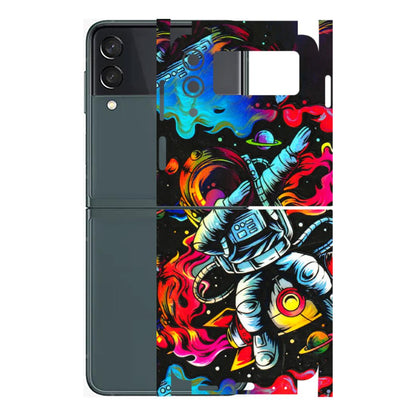 Samsung M/F/Note/Flip and C Phone Skins (All Models) - Astronaut Dope - 3D Embossed Finish (L-191) Samsung Galaxy Z Flip 3 (5G)