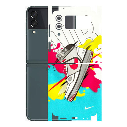 Samsung M/F/Note/Flip and C Phone Skins (All Models) - Sneaker - 3D Embossed Finish (L-207) Samsung Galaxy Z Flip 3 (5G)