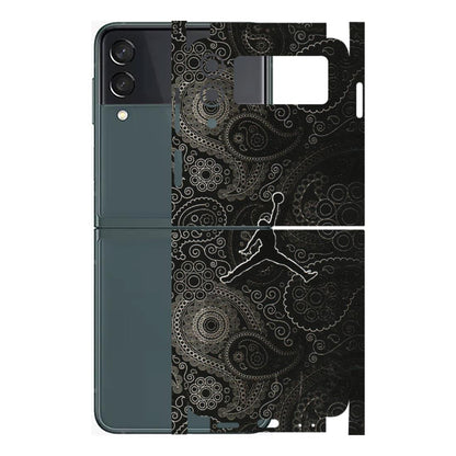 Samsung M/F/Note/Flip and C Phone Skins (All Models) - Basketball Player Artwork - 3D Embossed Finish (L-215) Samsung Galaxy Z Flip 3 (5G)