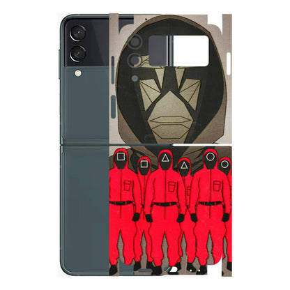 Samsung M/F/Note/Flip and C Phone Skins (All Models) - Squid Game Hero - 3D Embossed Finish (L-245) Samsung Galaxy Z Flip 3 (5G)