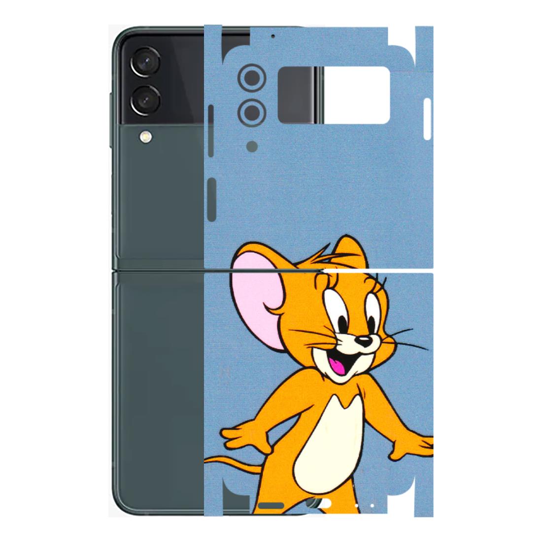 Samsung M/F/Note/Flip and C Phone Skins (All Models) - Jerry - 3D Embossed Finish (L-259) Samsung Galaxy Z Flip 3 (5G)