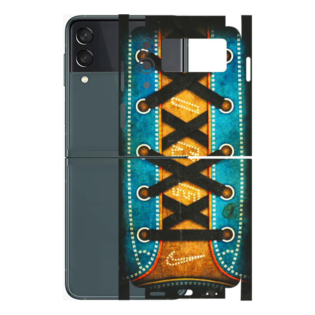 Samsung M/F/Note/Flip and C Phone Skins (All Models) - Sneakers Lover Nike - 3D Embossed Finish (L-262) Samsung Galaxy Z Flip 3 (5G)