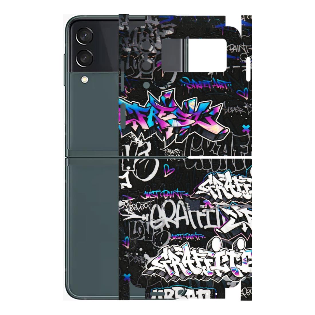Samsung M/F/Note/Flip and C Phone Skins (All Models) - Graffiti Killer - 3D Embossed Finish (L-274) Samsung Galaxy Z Flip 3 (5G)