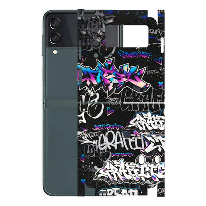 Samsung M/F/Note/Flip and C Phone Skins (All Models) - Graffiti Killer - 3D Embossed Finish (L-274) Samsung Galaxy Z Flip 3 (5G)