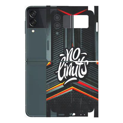 Samsung M/F/Note/Flip and C Phone Skins (All Models) - No Limits - 3D Embossed Finish (L-286) Samsung Galaxy Z Flip 3 (5G)