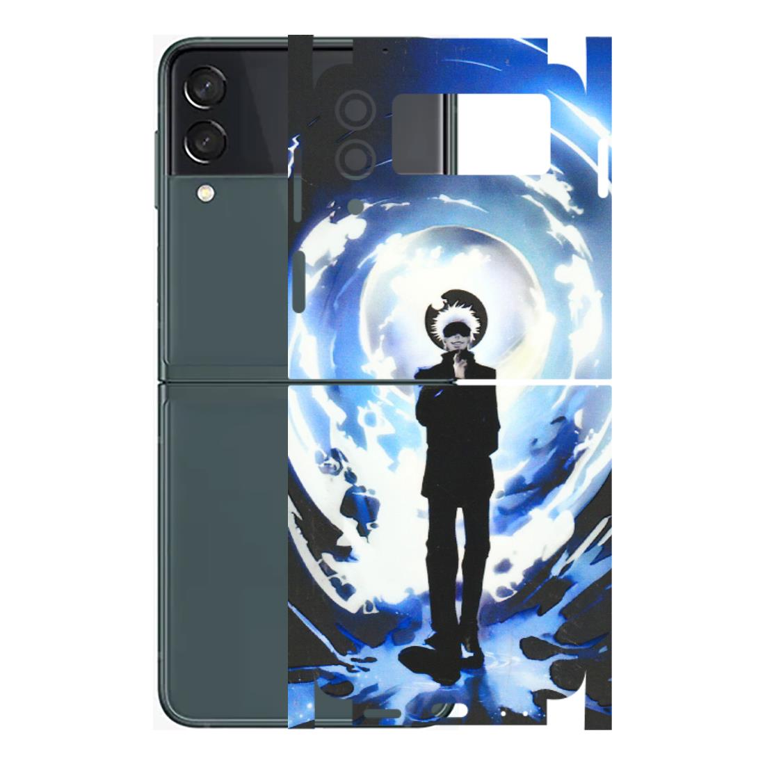 Samsung M/F/Note/Flip and C Phone Skins (All Models) - Jujustu Kaisen Anime Manga - 3D Embossed Finish (L-317) Samsung Galaxy Z Flip 3 (5G)