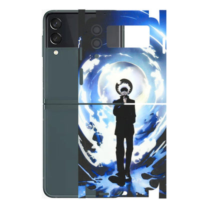 Samsung M/F/Note/Flip and C Phone Skins (All Models) - Jujustu Kaisen Anime Manga - 3D Embossed Finish (L-317) Samsung Galaxy Z Flip 3 (5G)