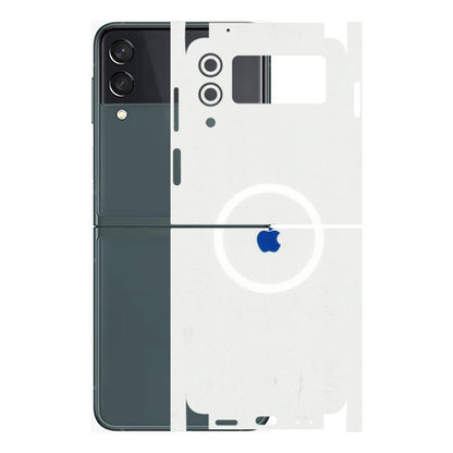 Samsung M/F/Note/Flip and C Phone Skins (All Models) - iPhone Magsafe Logo - 3D Embossed Finish (L-320) Samsung Galaxy Z Flip 3 (5G)