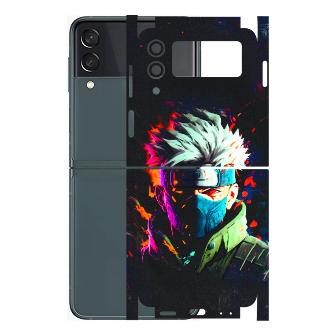 Samsung M/F/Note/Flip and C Phone Skins (All Models) - Anime Cool Character - 3D Embossed Finish (L-59) Samsung Galaxy Z Flip 3 (5G)