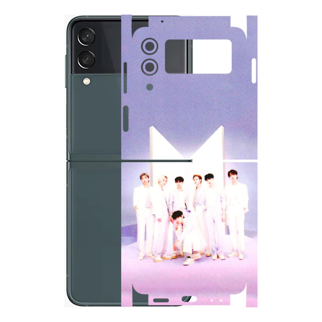 Samsung M/F/Note/Flip and C Phone Skins (All Models) - BTS - 3D Embossed Finish (L-94) Samsung Galaxy Z Flip 3 (5G)