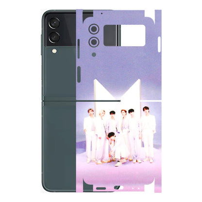 Samsung M/F/Note/Flip and C Phone Skins (All Models) - BTS - 3D Embossed Finish (L-94) Samsung Galaxy Z Flip 3 (5G)