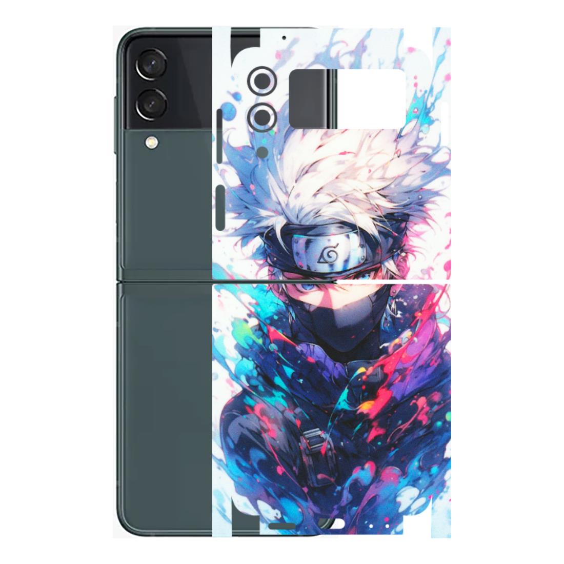 Samsung M/F/Note/Flip and C Phone Skins (All Models) - Naruto Face Mask - Matte Finish (M-03) Samsung Galaxy Z Flip 3 (5G)
