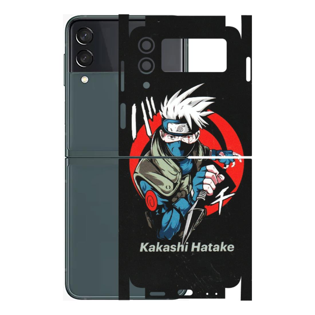 Samsung M/F/Note/Flip and C Phone Skins (All Models) - Naruto Kakashi Hatake Killer - Matte Finish (M-114) Samsung Galaxy Z Flip 3 (5G)