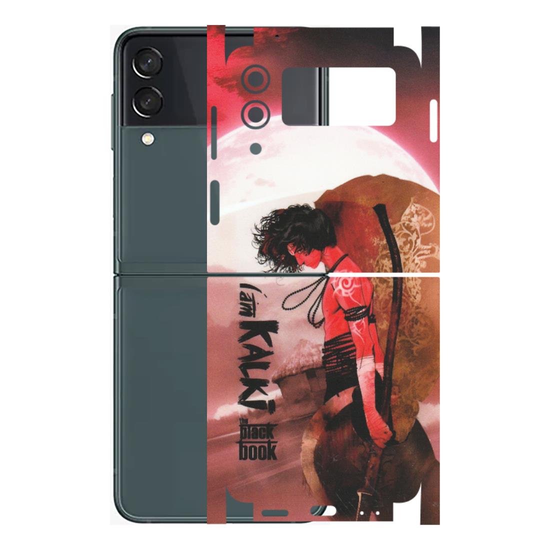 Samsung M/F/Note/Flip and C Phone Skins (All Models) - The Black Book Kalia Anime - Matte Finish (M-129) Samsung Galaxy Z Flip 3 (5G)