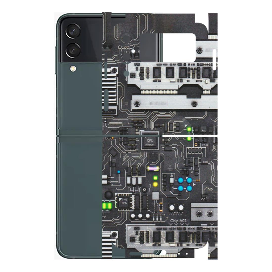 Samsung M/F/Note/Flip and C Phone Skins (All Models) - Motherboard Internals - Matte Finish (M-135) Samsung Galaxy Z Flip 3 (5G)