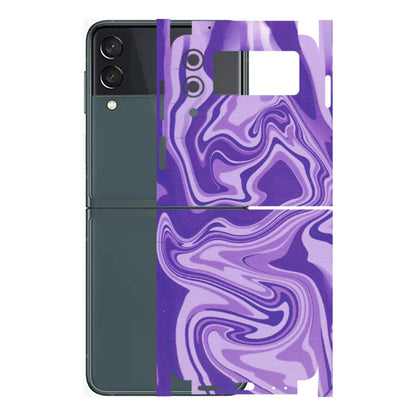 Samsung M/F/Note/Flip and C Phone Skins (All Models) - Hazy Purple Nights - Matte Finish (M-14) Samsung Galaxy Z Flip 3 (5G)