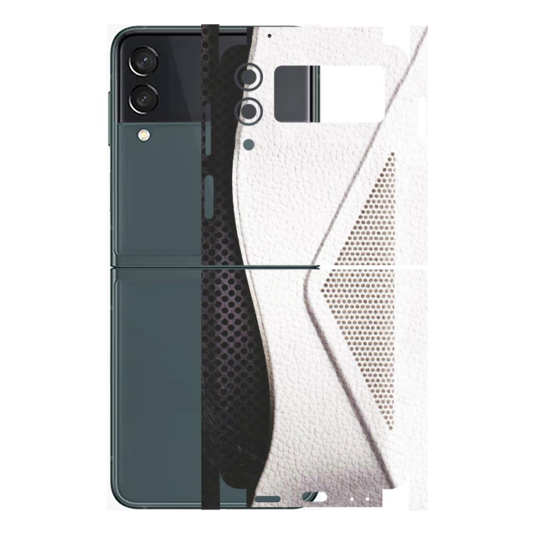 Samsung M/F/Note/Flip and C Phone Skins (All Models) - Black And White Iconic Convoy - Matte Finish (M-149) Samsung Galaxy Z Flip 3 (5G)