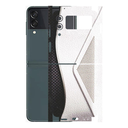 Samsung M/F/Note/Flip and C Phone Skins (All Models) - Black And White Iconic Convoy - Matte Finish (M-149) Samsung Galaxy Z Flip 3 (5G)