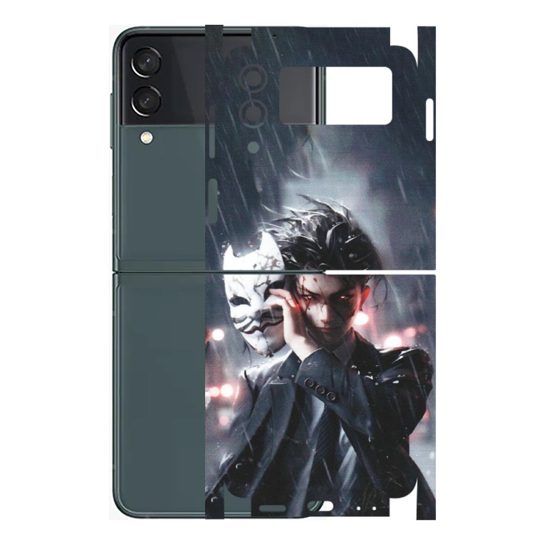 Samsung M/F/Note/Flip and C Phone Skins (All Models) - Kimestsu No Yaiba Anime - Matte Finish (M-154) Samsung Galaxy Z Flip 3 (5G)