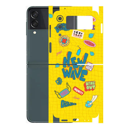 Samsung M/F/Note/Flip and C Phone Skins (All Models) - New Wave Life - Matte Finish (M-17) Samsung Galaxy Z Flip 3 (5G)
