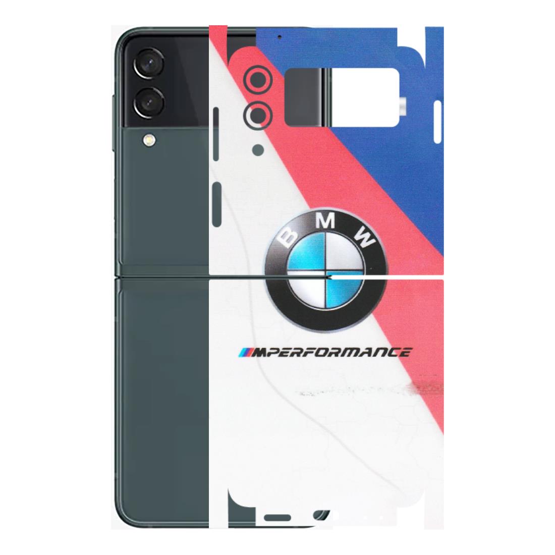 Samsung M/F/Note/Flip and C Phone Skins (All Models) - BMW Logo Performance - Matte Finish (M-27) Samsung Galaxy Z Flip 3 (5G)