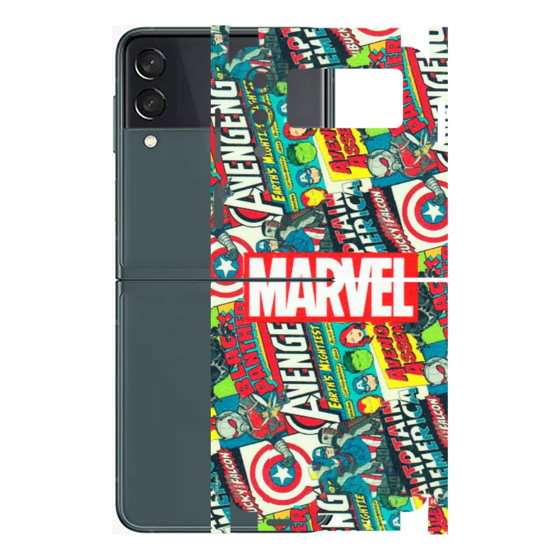 Samsung M/F/Note/Flip and C Phone Skins (All Models) - Marvel Comic Lover - Matte Finish (M-30) Samsung Galaxy Z Flip 3 (5G)