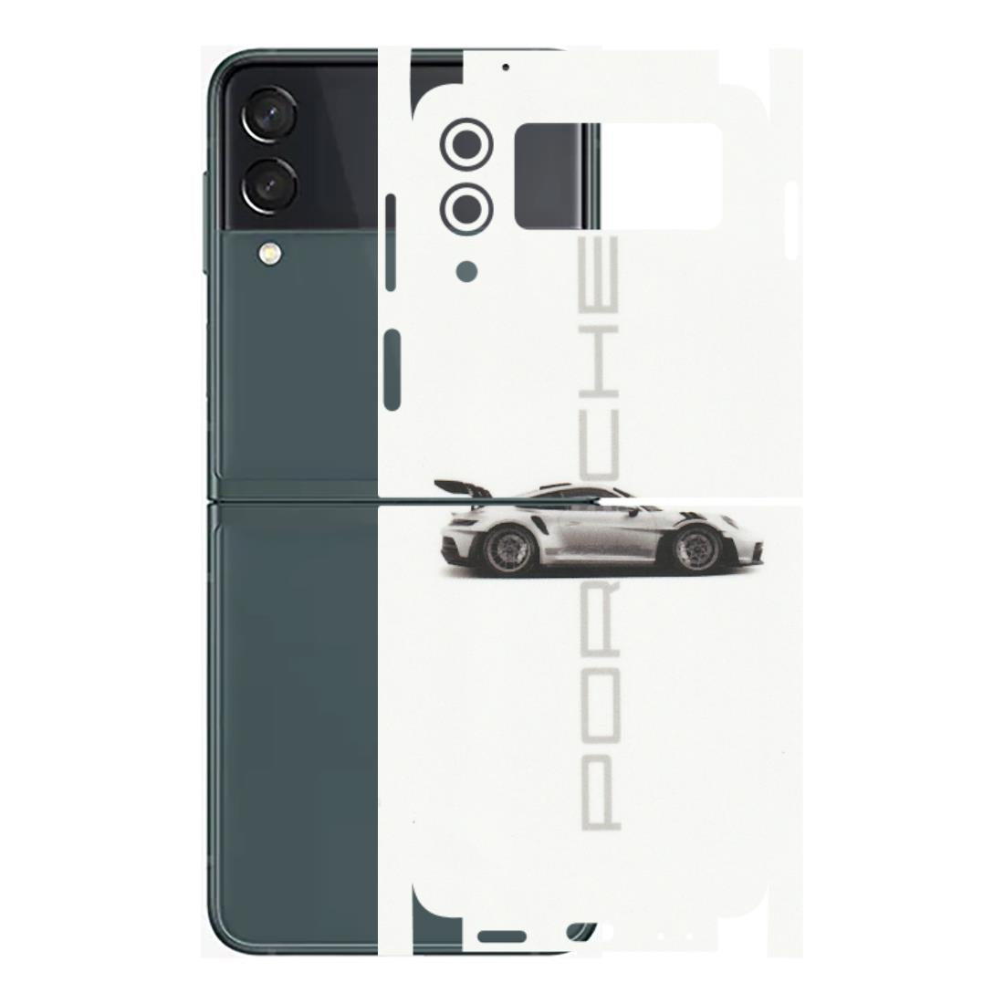 Samsung M/F/Note/Flip and C Phone Skins (All Models) - Porche Car Lover - Matte Finish (M-31) Samsung Galaxy Z Flip 3 (5G)