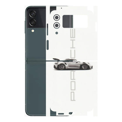 Samsung M/F/Note/Flip and C Phone Skins (All Models) - Porche Car Lover - Matte Finish (M-31) Samsung Galaxy Z Flip 3 (5G)
