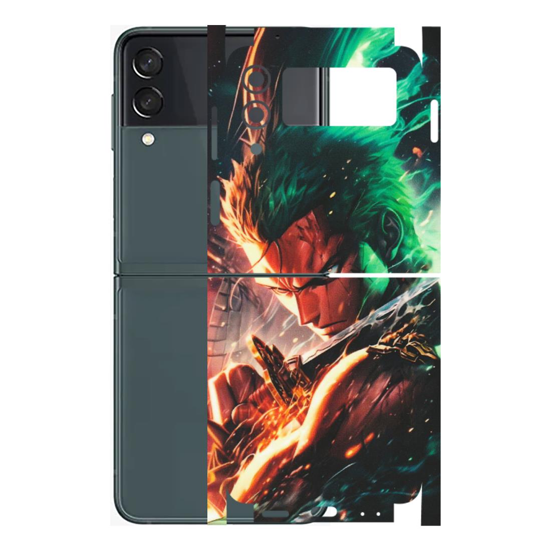 Samsung M/F/Note/Flip and C Phone Skins (All Models) - Anime Gojo Sword - Matte Finish (M-32) Samsung Galaxy Z Flip 3 (5G)