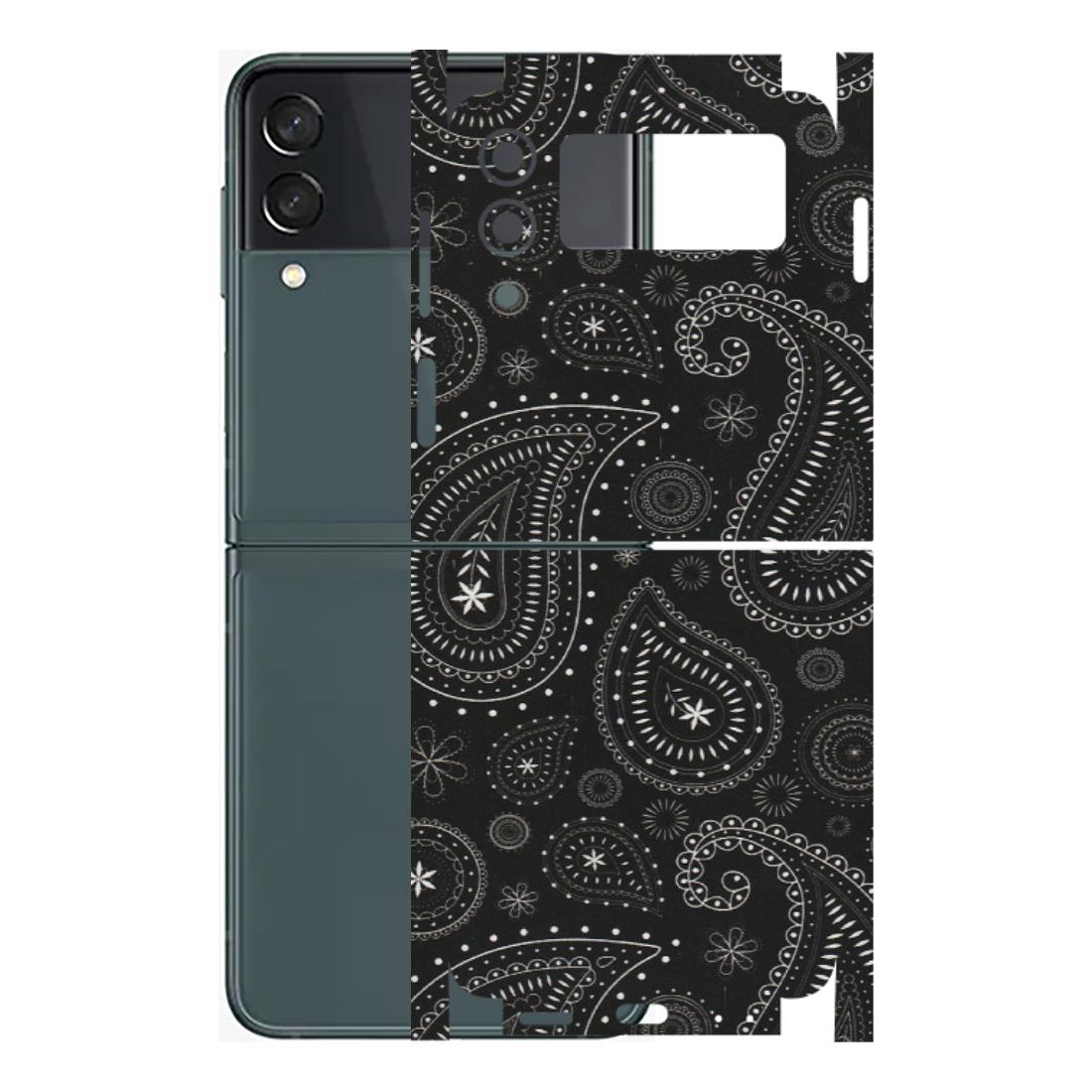 Samsung M/F/Note/Flip and C Phone Skins (All Models) - Black Sober Kerry - Matte Finish (M-37) Samsung Galaxy Z Flip 3 (5G)