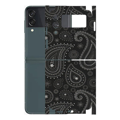 Samsung M/F/Note/Flip and C Phone Skins (All Models) - Black Sober Kerry - Matte Finish (M-37) Samsung Galaxy Z Flip 3 (5G)
