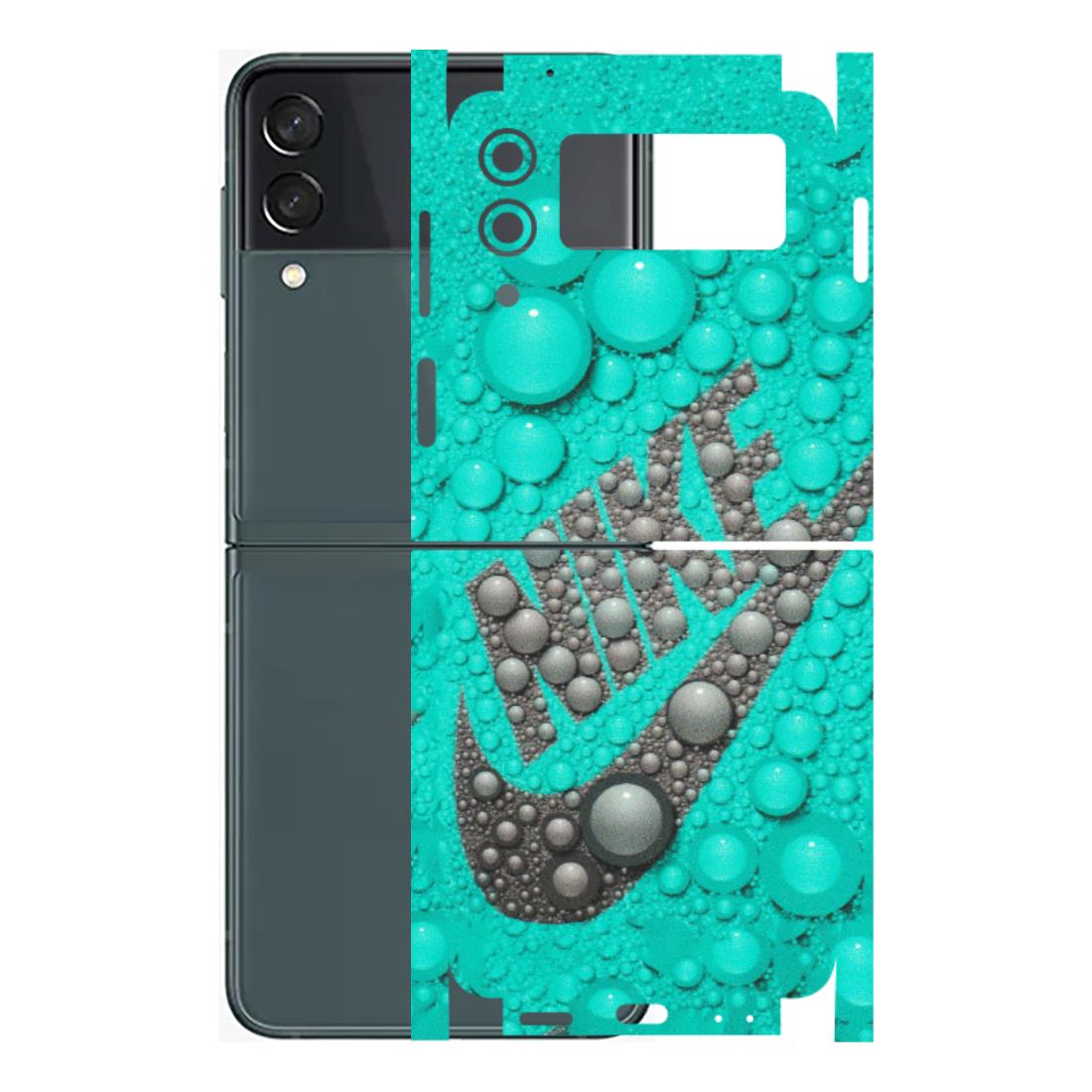 Samsung M/F/Note/Flip and C Phone Skins (All Models) - Shoe Brand Bubbles - Matte Finish (M-42) Samsung Galaxy Z Flip 3 (5G)