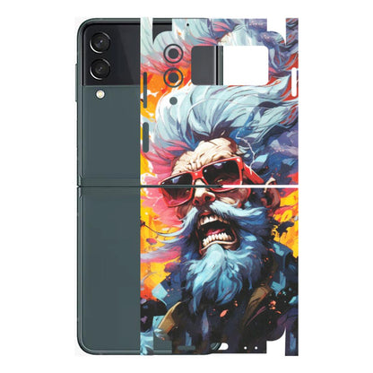 Samsung M/F/Note/Flip and C Phone Skins (All Models) - Daddy Cool Character - Matte Finish (M-43) Samsung Galaxy Z Flip 3 (5G)
