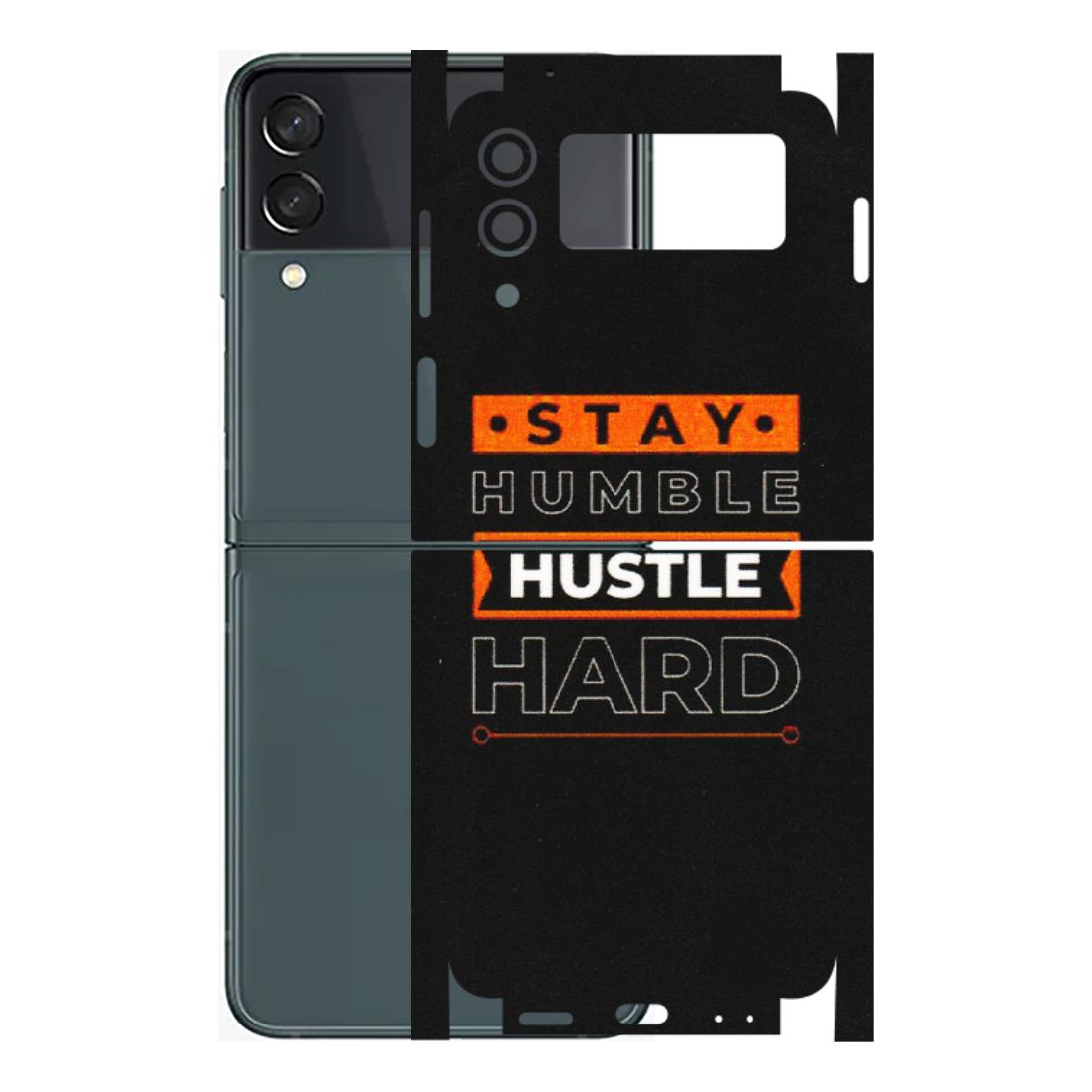 Samsung M/F/Note/Flip and C Phone Skins (All Models) - Stay Humble Stay Hard - Matte Finish (M-48) Samsung Galaxy Z Flip 3 (5G)