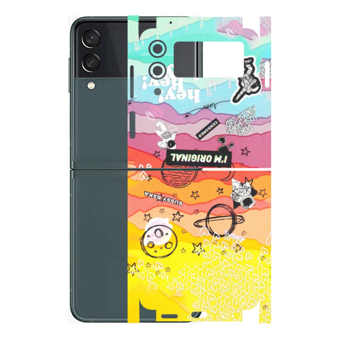 Samsung M/F/Note/Flip and C Phone Skins (All Models) - The Original Astronaut - Matte Finish (M-79) Samsung Galaxy Z Flip 3 (5G)
