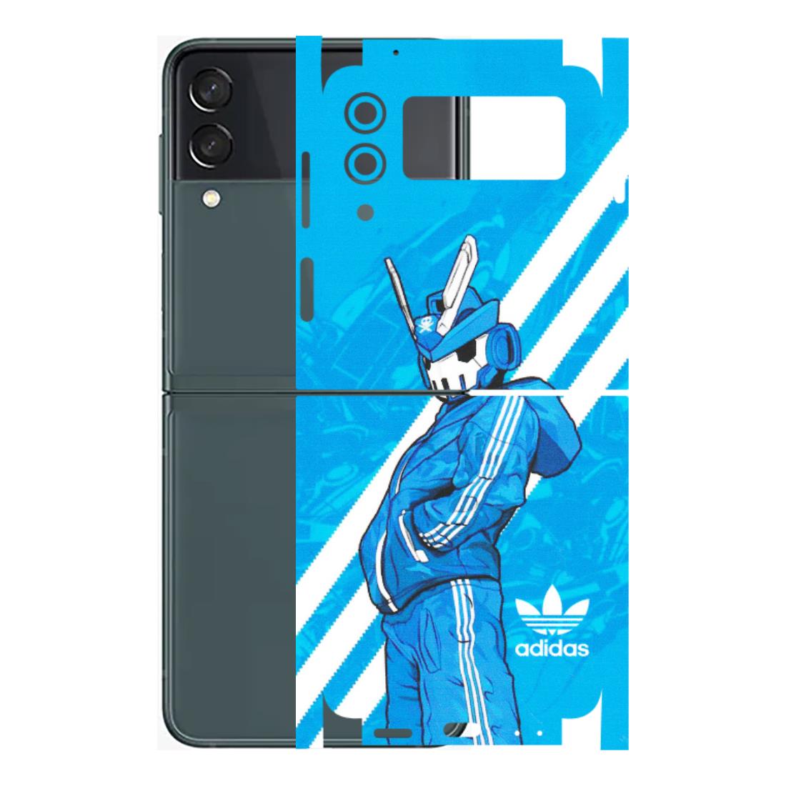 Samsung M/F/Note/Flip and C Phone Skins (All Models) - Battle of Adidas - Matte Finish (M-98) Samsung Galaxy Z Flip 3 (5G)