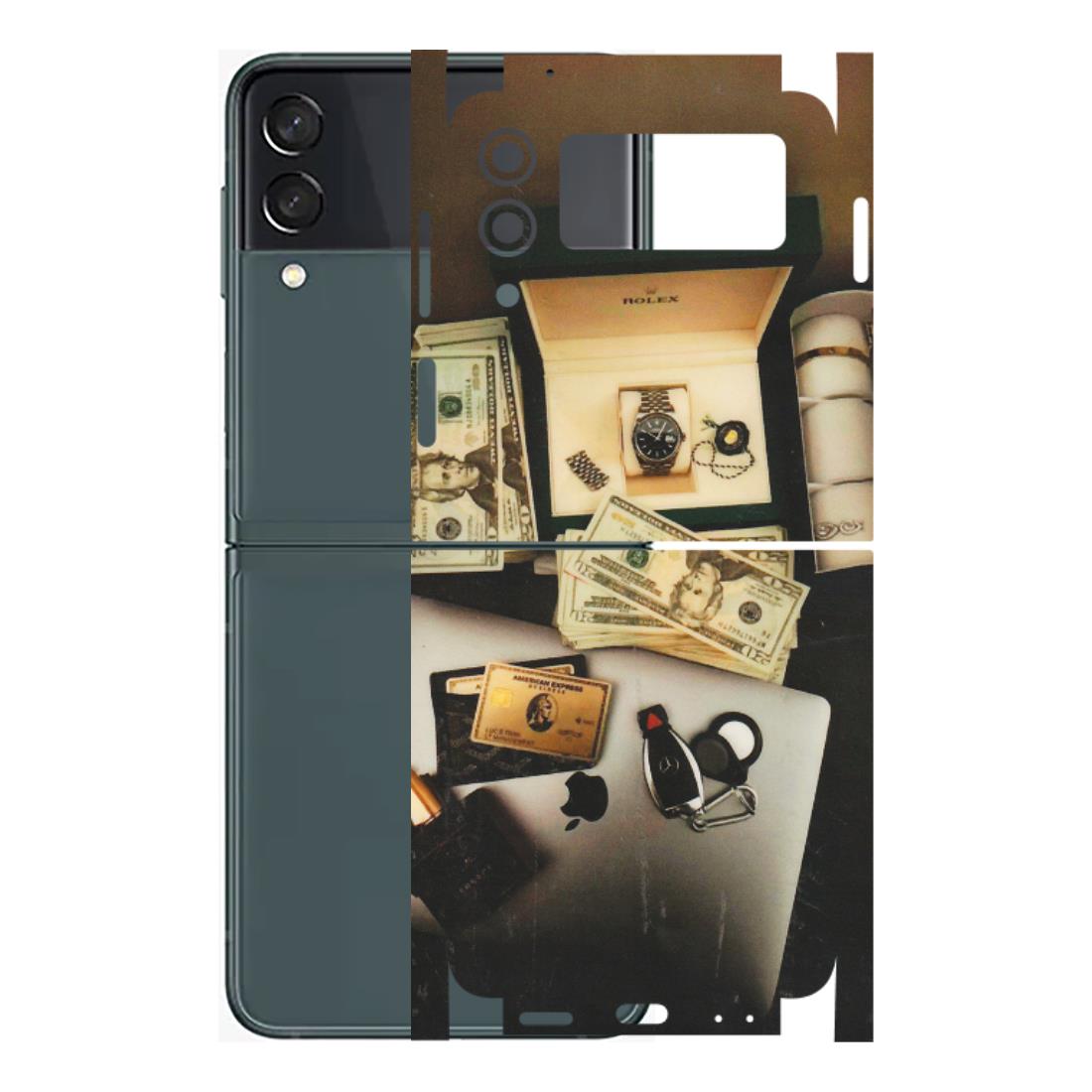 Samsung M/F/Note/Flip and C Phone Skins (All Models) - Luxury Lifestyle - Transparent Finish (T-11) Samsung Galaxy Z Flip 3 (5G)