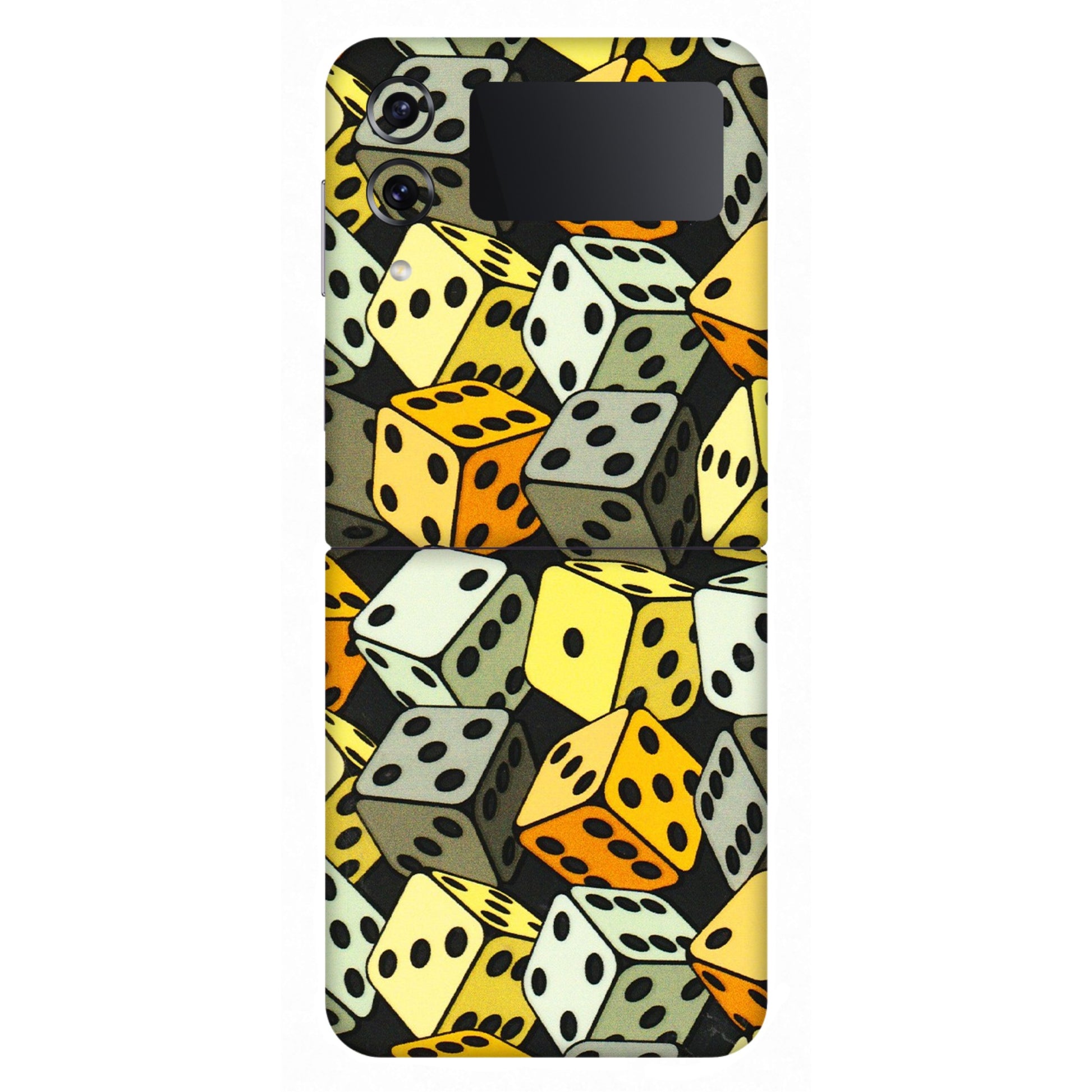 Samsung M/F/Note/Flip and C Phone Skins (All Models) - Dices Of Life - 3D Embossed Finish (L-04) Samsung Galaxy Z Flip 4