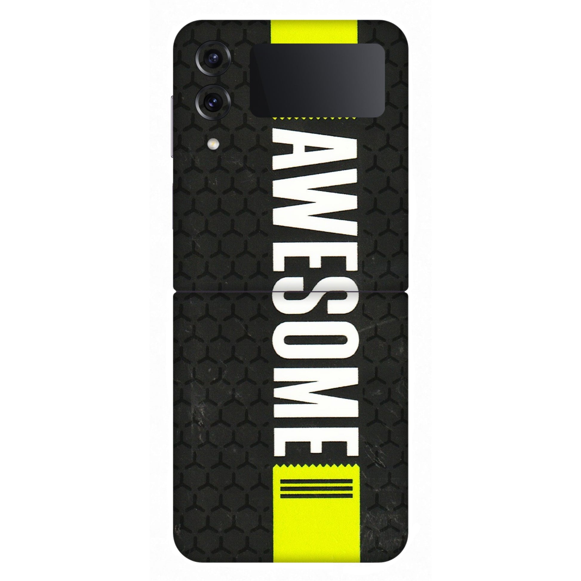 Samsung M/F/Note/Flip and C Phone Skins (All Models) - Just Be Awesome - 3D Embossed Finish (L-101) Samsung Galaxy Z Flip 4