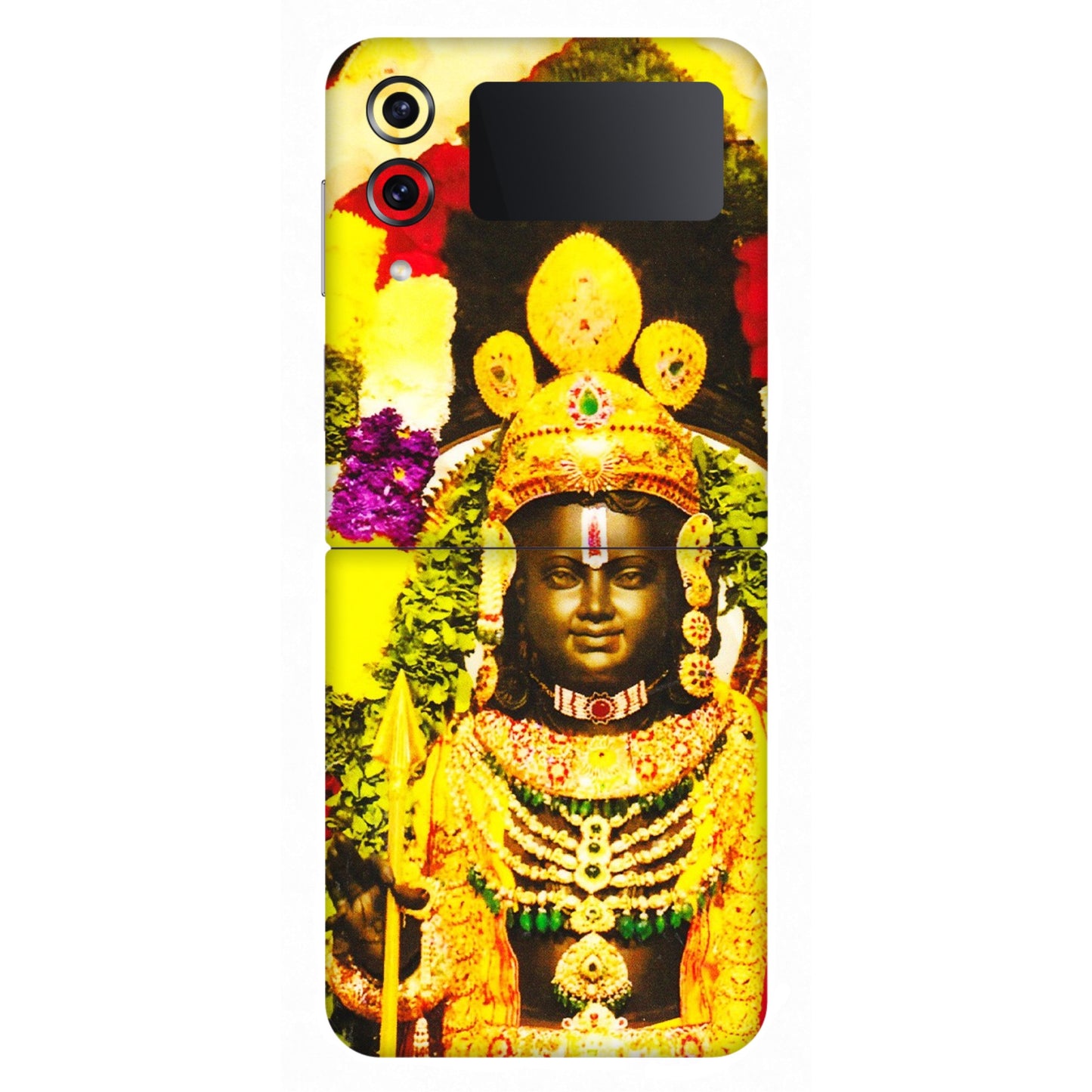Samsung M/F/Note/Flip and C Phone Skins (All Models) - Ram Lalla Ayodhya - 3D Embossed Finish (L-103) Samsung Galaxy Z Flip 4