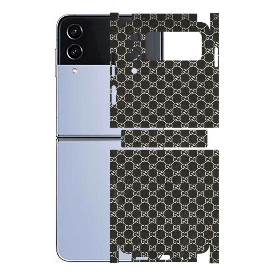 Samsung M/F/Note/Flip and C Phone Skins (All Models) - Black G Print - 3D Embossed Finish (L-109) Samsung Galaxy Z Flip 4