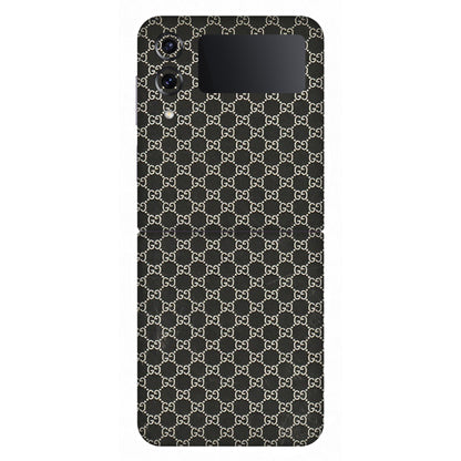 Samsung M/F/Note/Flip and C Phone Skins (All Models) - Black G Print - 3D Embossed Finish (L-109) Samsung Galaxy Z Flip 4