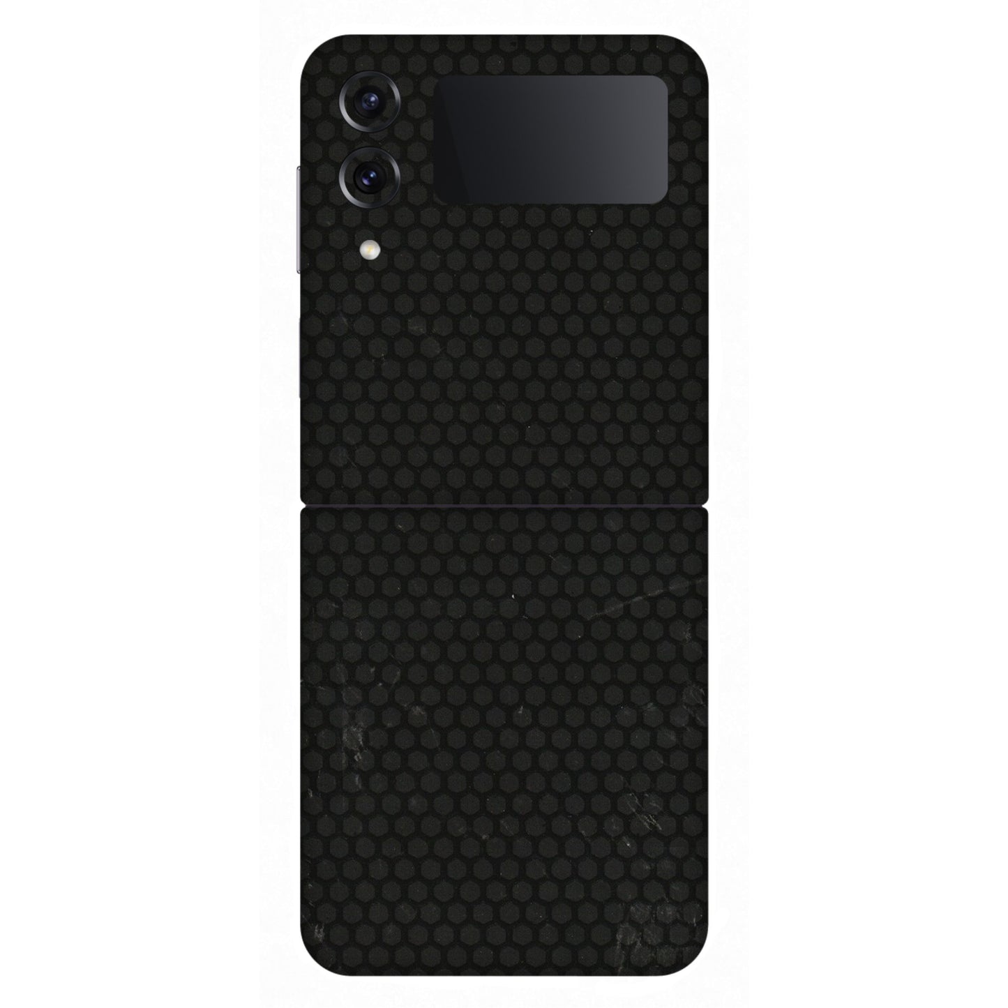 Samsung M/F/Note/Flip and C Phone Skins (All Models) - Black honeycomb - 3D Embossed Finish (L-114) Samsung Galaxy Z Flip 4