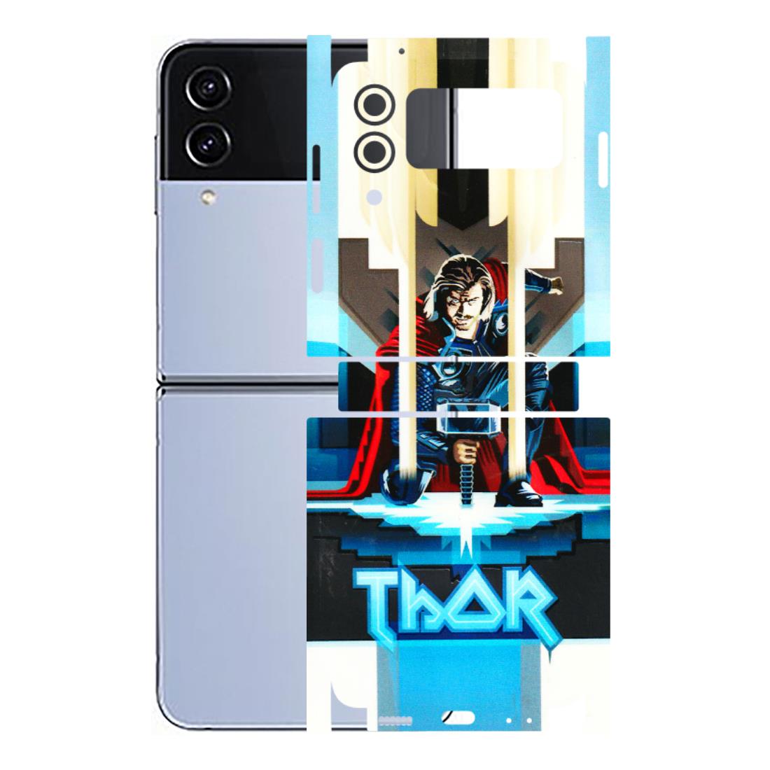 Samsung M/F/Note/Flip and C Phone Skins (All Models) - Thor - 3D Embossed Finish (L-137) Samsung Galaxy Z Flip 4